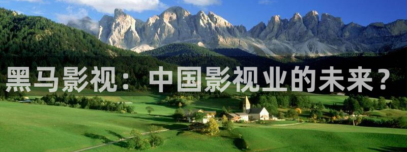 av红桃影院：黑马影视：中国影视业的未来？